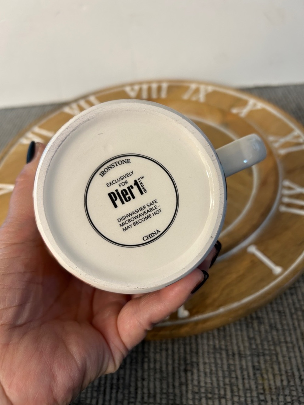 ❌last chance: deleting 7/30❌ Ironstone for pier 1 Cat Ceramic Mug for Cat Lovers - Picture 6 of 12